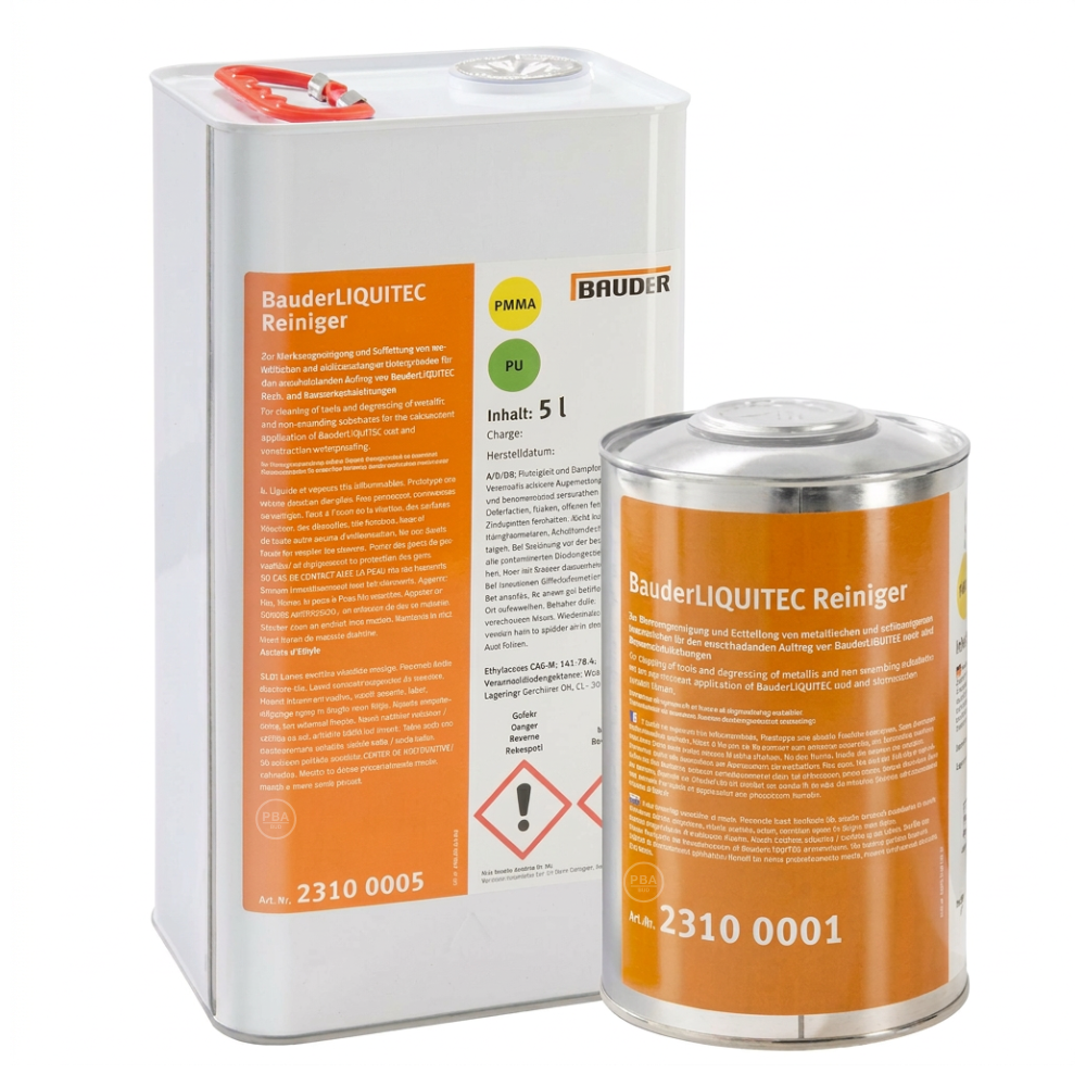 Bauder Liquitec RG środek czyszczący bezbarwny Bauder 23100005 - Bauder 23100001 - PBA BUD